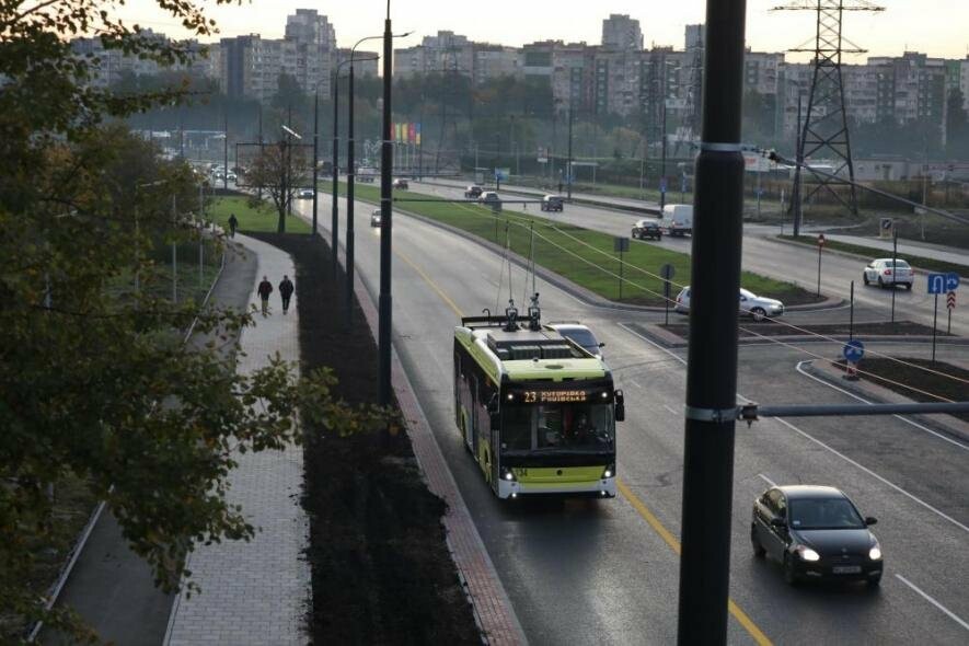 У Львові тролейбуси № 23 курсують за новим маршрутом