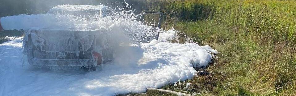 На Львівщині поблизу Яворова згоріла 