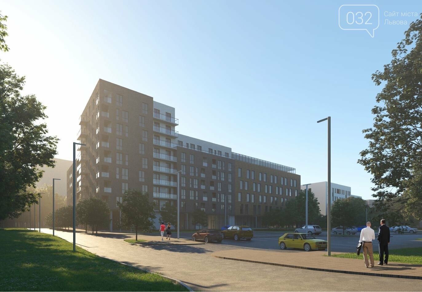 Візуалізація комплексу на Козельницькій Візуалізація комплексу на Козельницькій