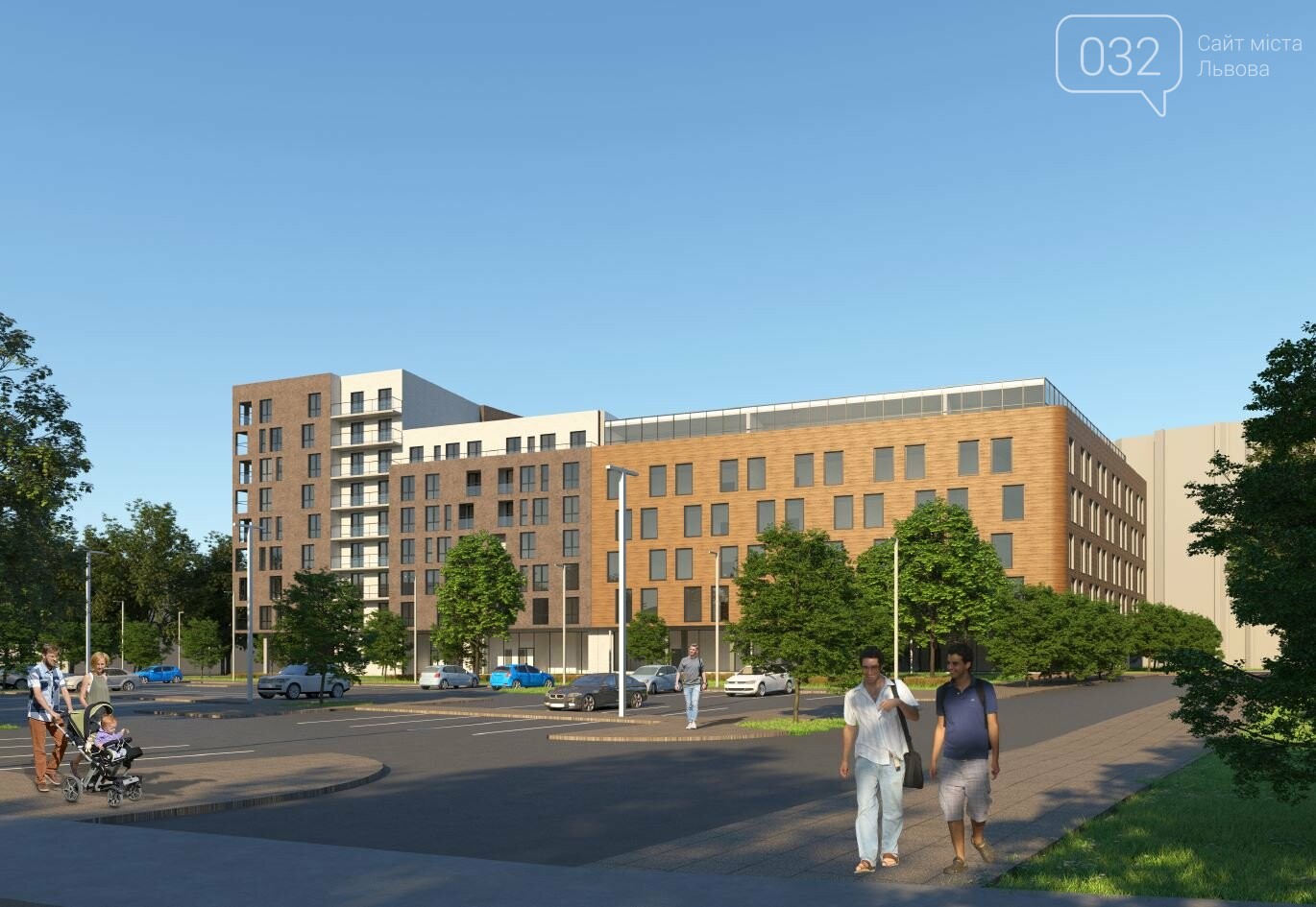 Візуалізація комплексу на Козельницькій Візуалізація комплексу на Козельницькій