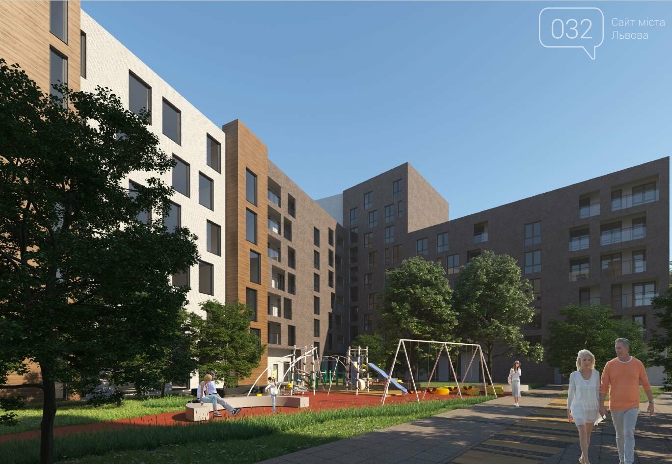 Візуалізація комплексу на Козельницькій Візуалізація комплексу на Козельницькій