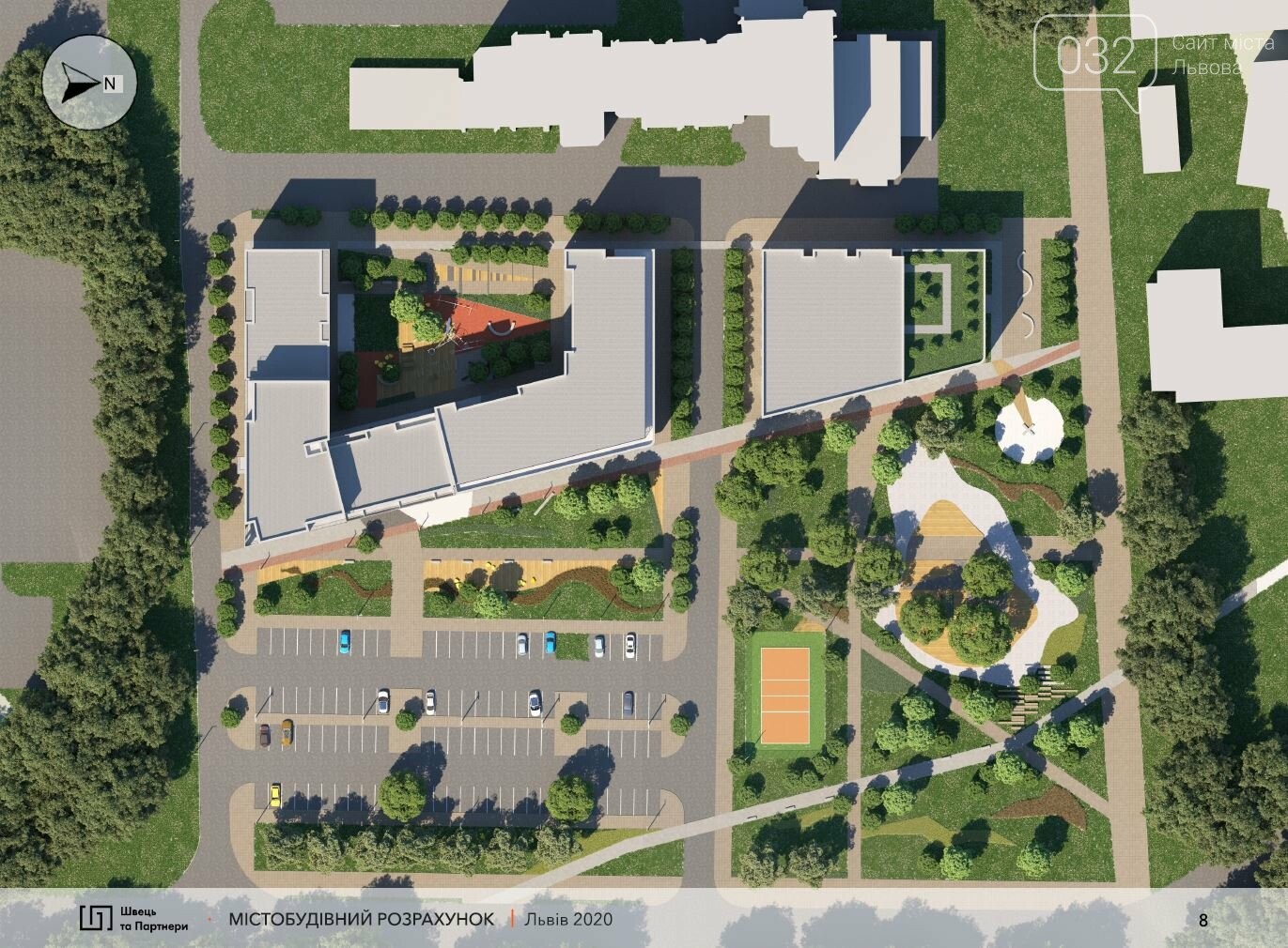 Візуалізація комплексу на Козельницькій Візуалізація комплексу на Козельницькій