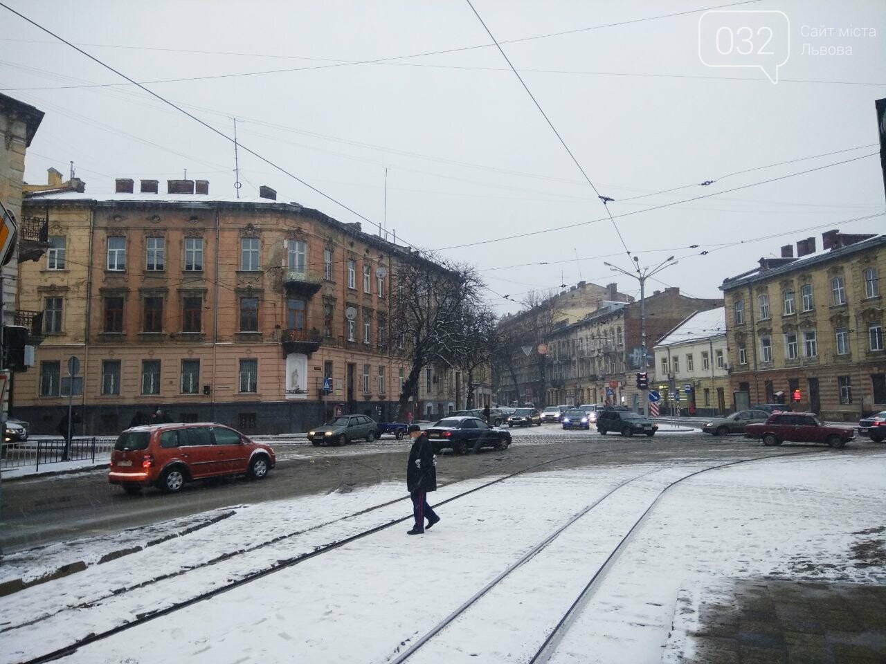 У Львові засніжило: центральні вулиці міста, Фото: 032.ua