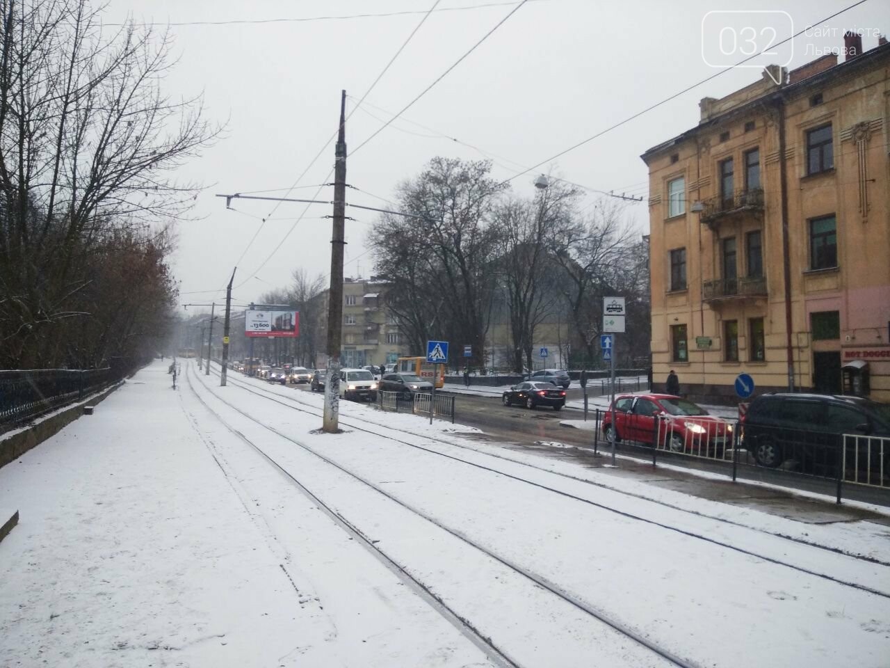 У Львові засніжило: центральні вулиці міста, Фото: 032.ua