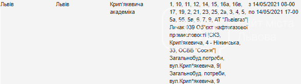 Планові відключення електроенергії у Львові на 14 травня, — АДРЕСИ, фото-4