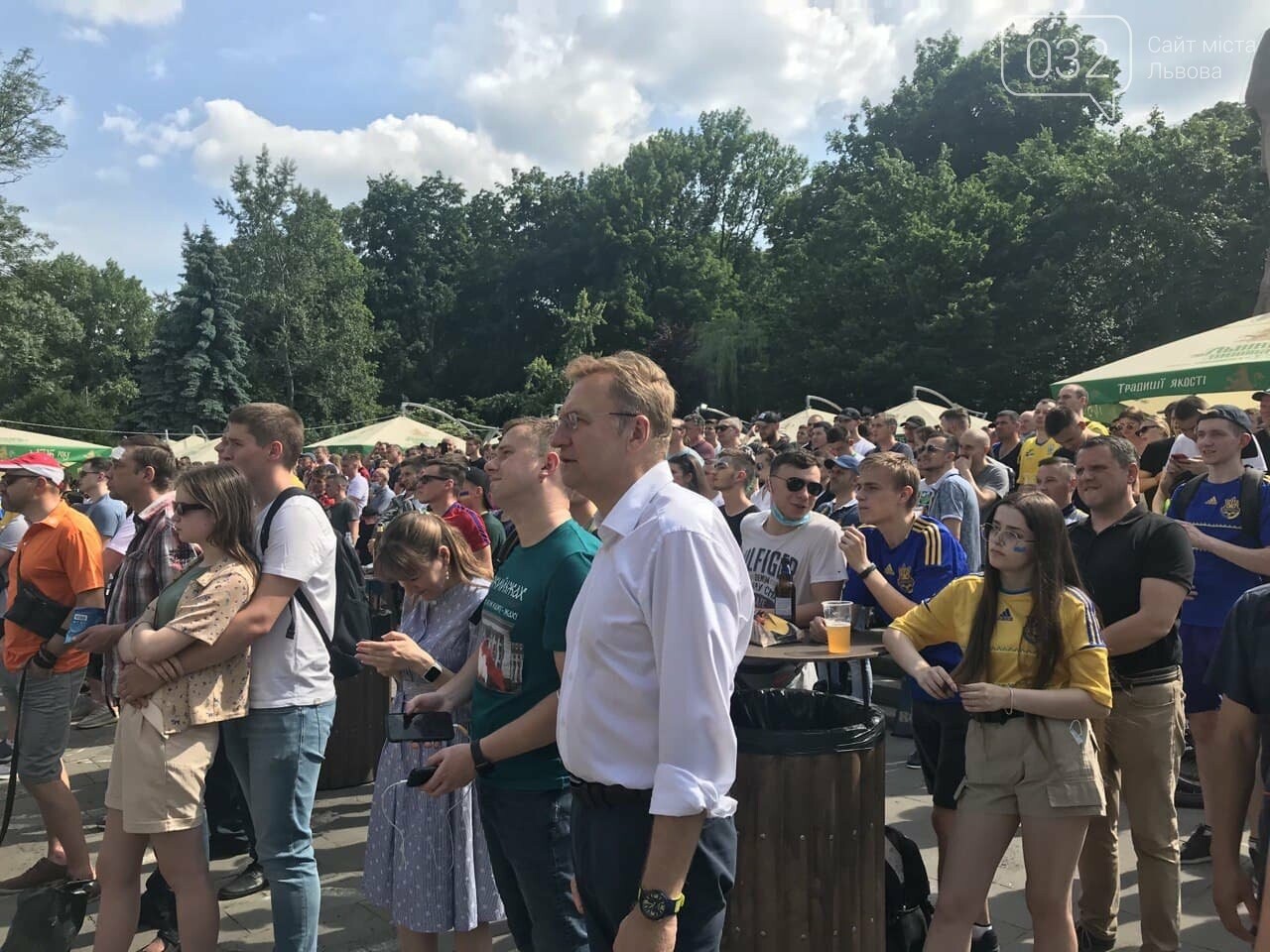 Фото: 032.ua, Мер Львова у фан-зоні Мер Львова у фан-зоні