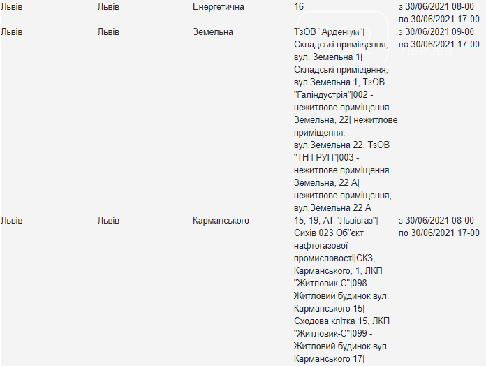 Графік планових відключень електроенергії у Львові цього тижня, — АДРЕСИ, фото-12