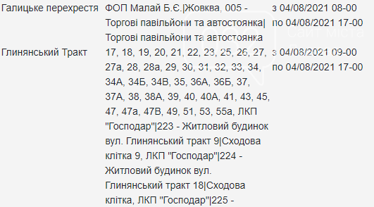 Щотижневий графік планових відключень електроенергії у Львові, — АДРЕСИ, фото-10