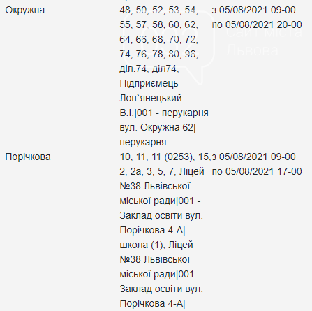 Щотижневий графік планових відключень електроенергії у Львові, — АДРЕСИ, фото-26