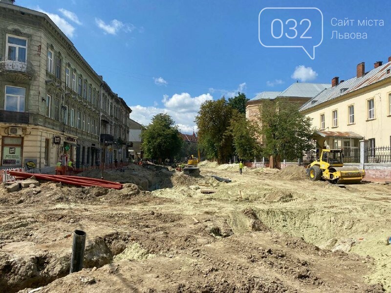 Ремонт вулиці С. Бандери у Львові триває, Фото: 032.ua