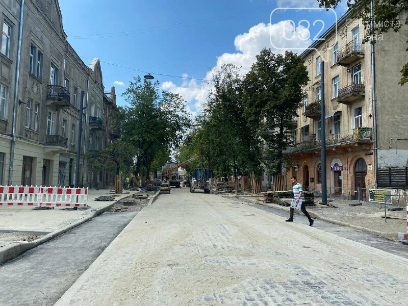 Ремонт вулиці С. Бандери у Львові триває, Фото: 032.ua