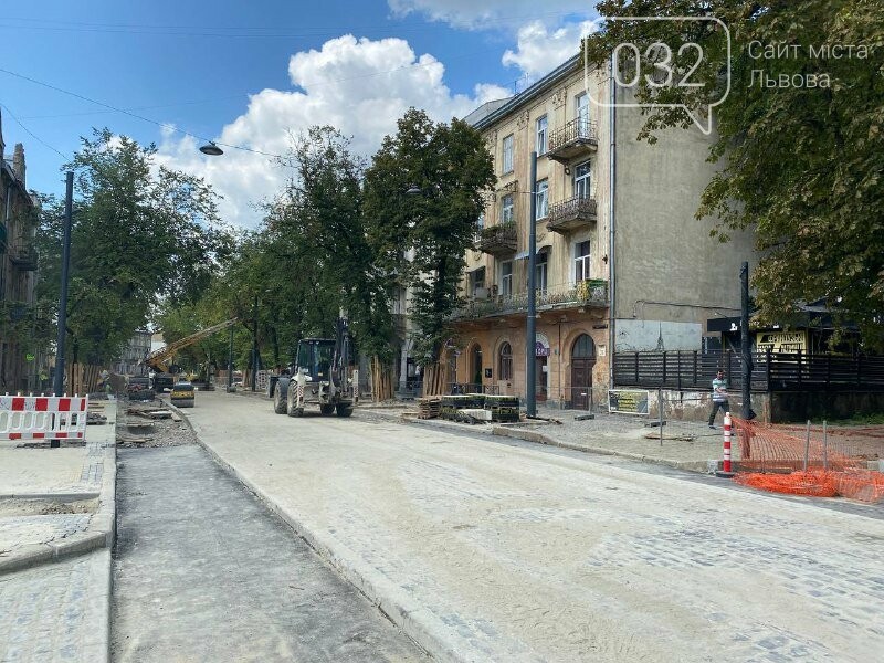 Ремонт вулиці С. Бандери у Львові триває, Фото: 032.ua