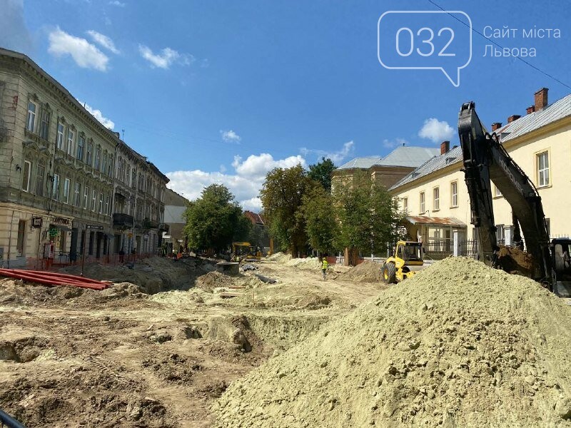 Ремонт вулиці С. Бандери у Львові триває, Фото: 032.ua