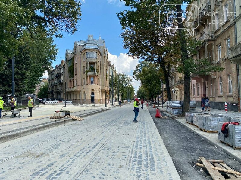 Ремонт вулиці С. Бандери у Львові триває, Фото: 032.ua