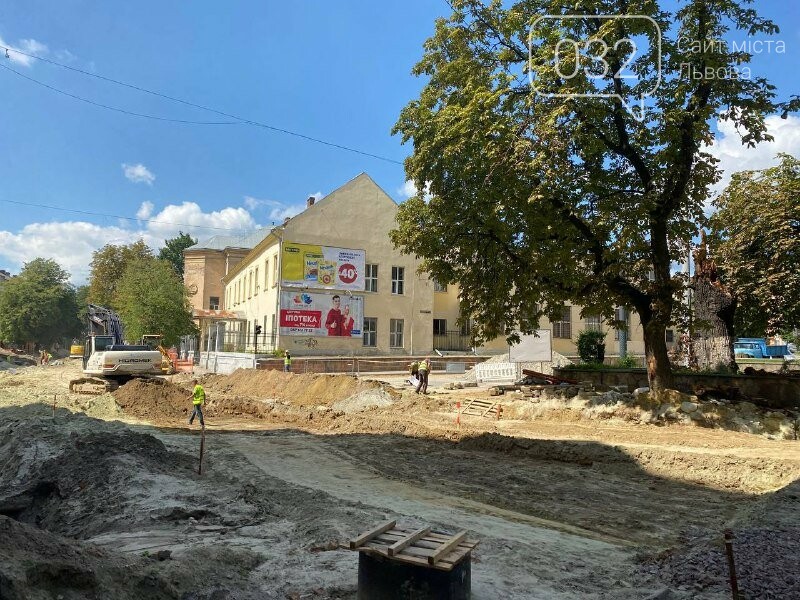Ремонт вулиці С. Бандери у Львові триває, Фото: 032.ua