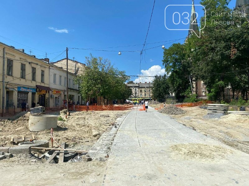 Ремонт вулиці С. Бандери у Львові триває, Фото: 032.ua