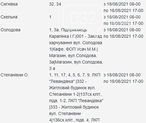 Планові відключення електроенергії у Львові на середу 18 серпня, — АДРЕСИ, фото-14