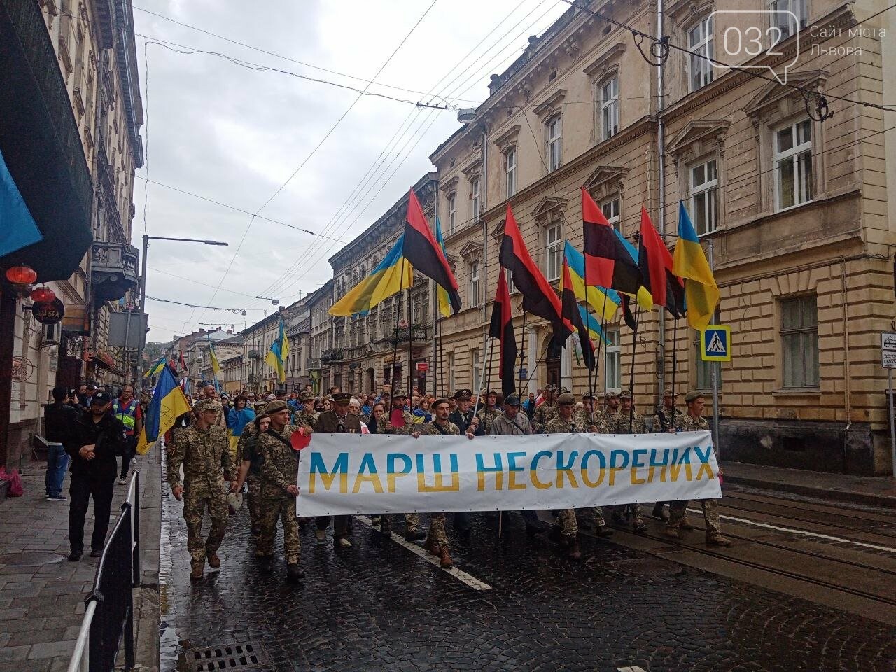 У День Незалежності вулицями Львова пройшов Марш Нескорених, - ФОТО, ВІДЕО, фото-6