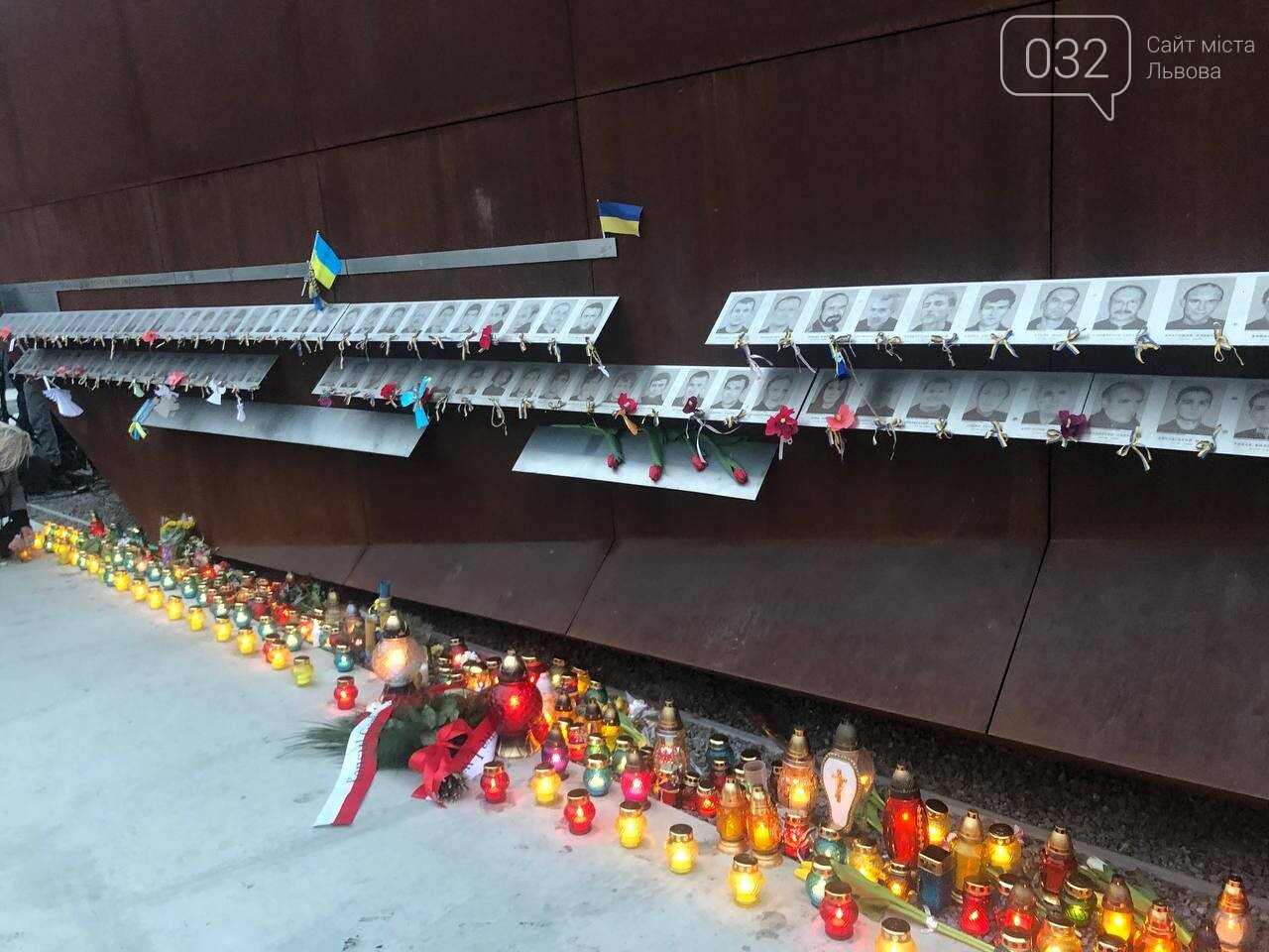 Фото 032.ua, Львів ушанував пам'ять Героїв Небесної Сотні. Львів ушанував пам'ять Героїв Небесної Сотні.