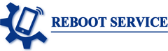 Логотип - RebootService, ремонт ноутбуків, мобільних телефонів Айфон, Хуавей, Ксіаомі