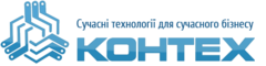 Логотип - КОНТЕХ. Інтернет, печатки і штампи, пластикові картки