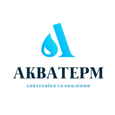 Логотип - Акватерм Україна - магазини сантехніки та опалення