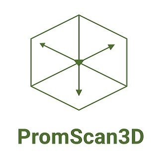 Логотип - PromScan3D - лазерне 3D сканування, моделювання, 3D друк