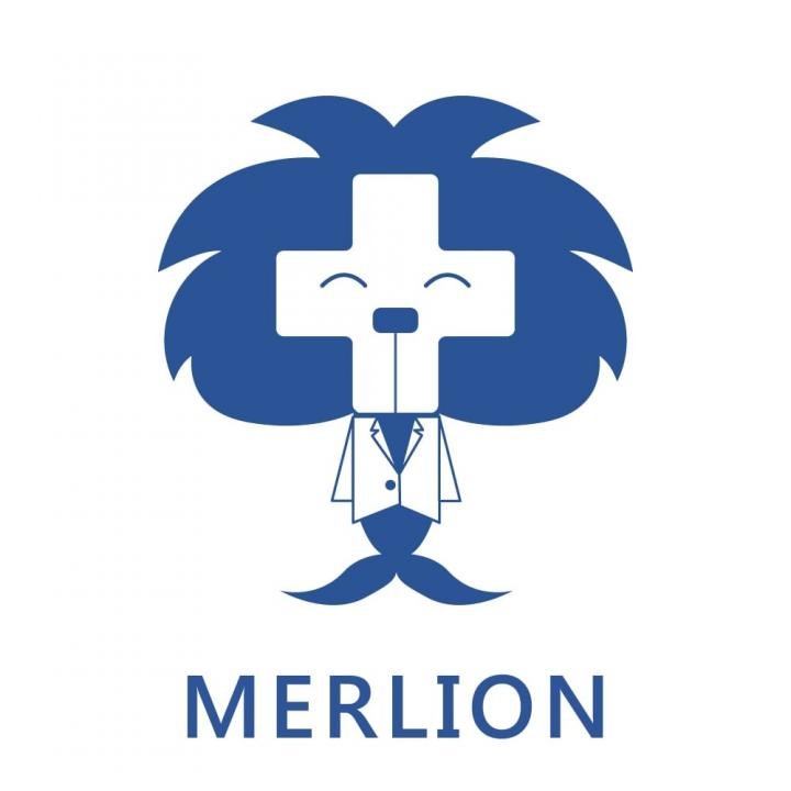 Логотип - Ветеринарна клініка Merlion