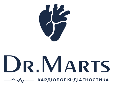 Логотип - Функціональна діагностика серця "Dr.Marts"