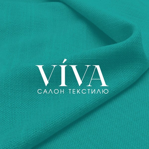 Логотип - Пошиття штор у Львові - Viva, текстиль для дому та ресторану