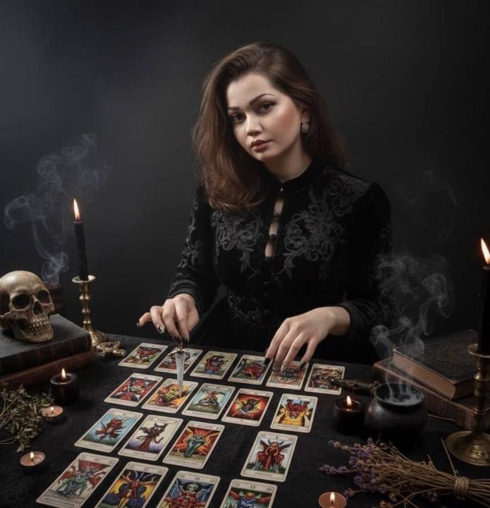 Логотип - Аліна. Маг. Таролог. Парапсихолог. Стародавні обряди, які не мають аналогів