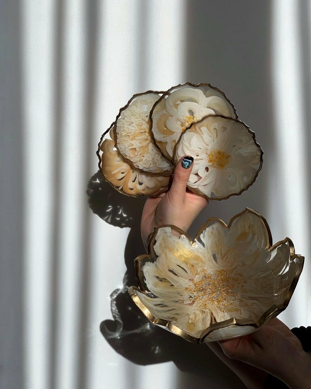 Естетичний унікальний  декор ручної роботи з епоксидноі смоли, фото-9
