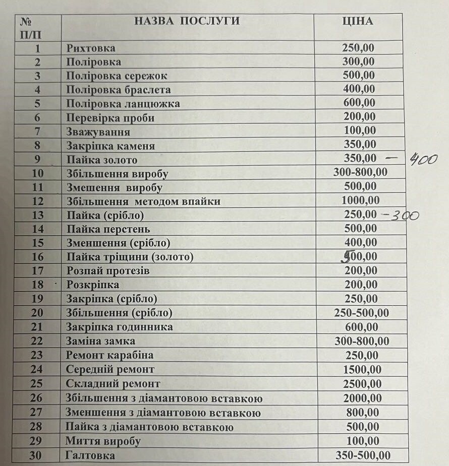 Прайс, фото-1 Прайс, фото-1