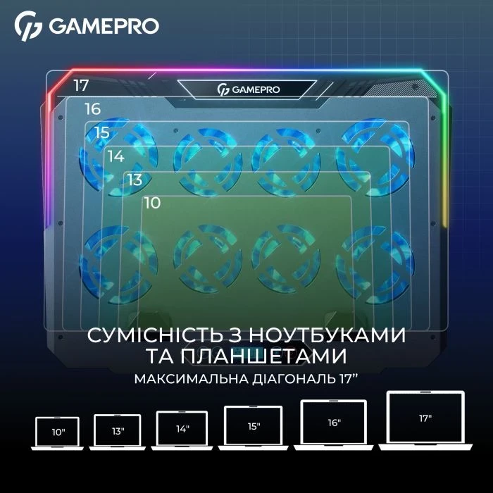 Подставка для ноутбука GamePro CP1040 (UA) - Зображення 8