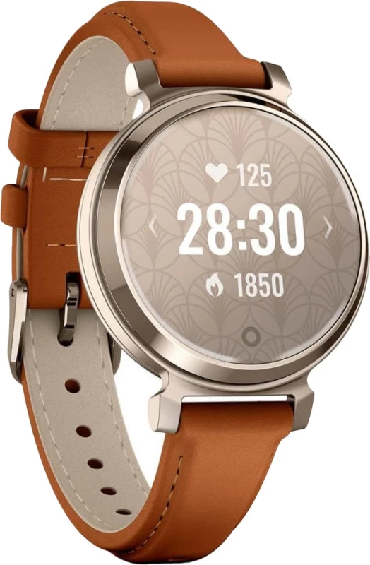Garmin Lily 2 Classic Cream Gold with Tan Leather Band (010-02839-02/60) - Зображення 4