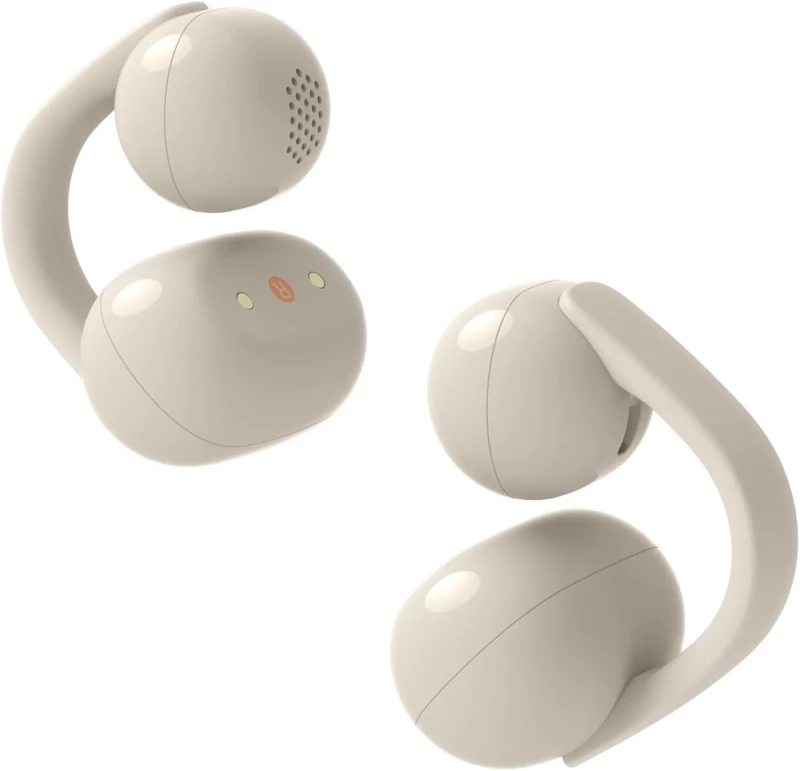 Sony LinkBuds Clip Open-Ear Truly Wireless Earbuds Greige (WF-LC900/C) - Зображення 3