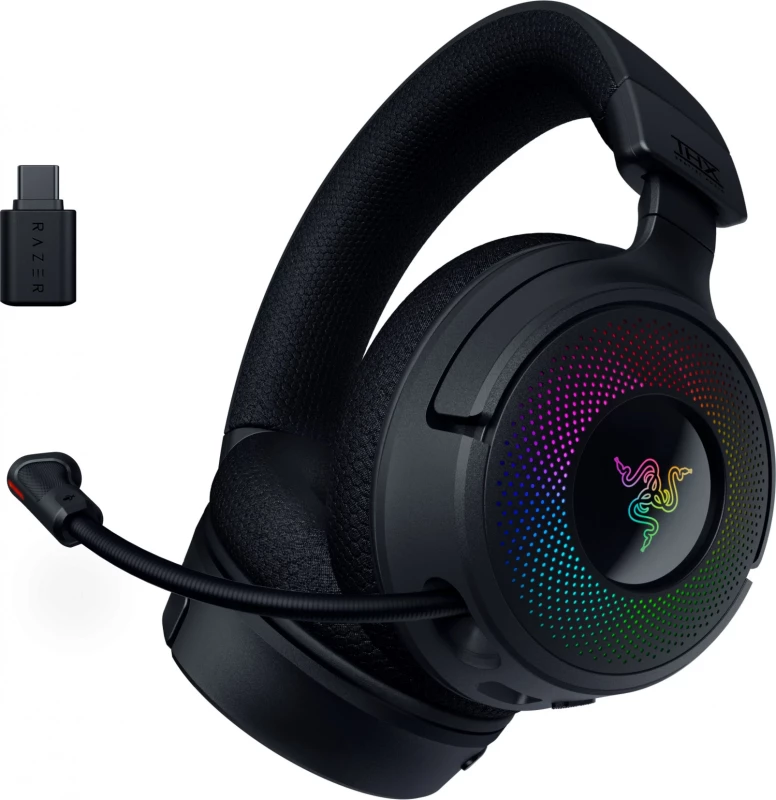 Наушники с микрофоном Razer Kraken V4 Black (RZ04-05170100-R3M1) - Зображення 1