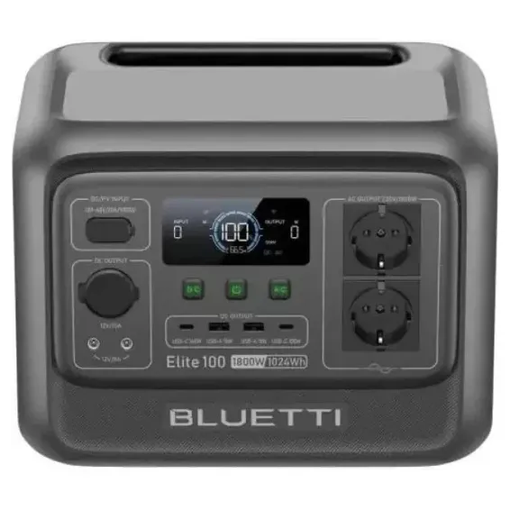 Зарядная станция BLUETTI Elite 100 V2 (P-EL100V2-EU-GB-BL-010) Bio-based plastic Europe - Зображення 1
