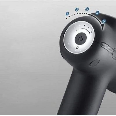 Перкуссионный массажер Naipo Massage Gun (5 насадок) Black (MGG-2103) - Зображення 4