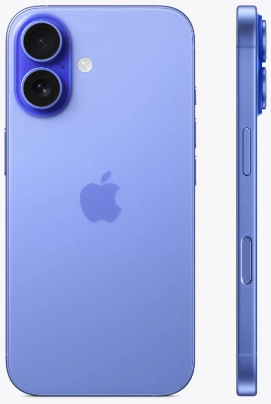 Apple iPhone 16 128GB eSIM Ultramarine (MYAT3) - Зображення 1