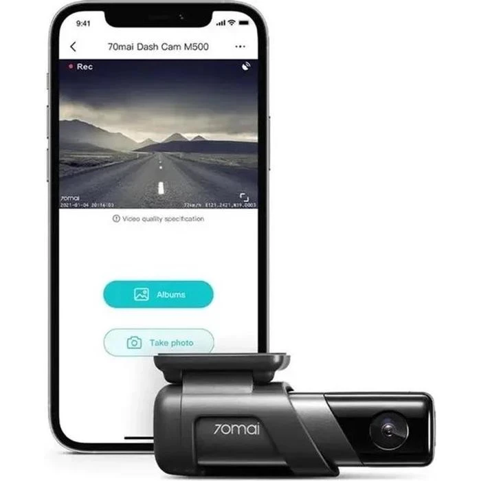 Автомобильный видеорегистратор 70mai Dash Cam M500 32GB - Зображення 4