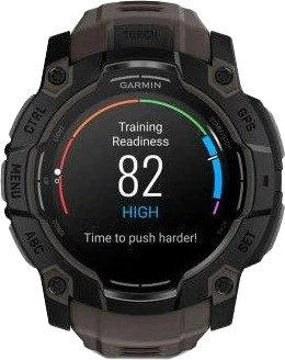 Смарт-часы Garmin Instinct 3 50mm AMOLED Black with Charcoal Band (010-03020-00) - Зображення 3