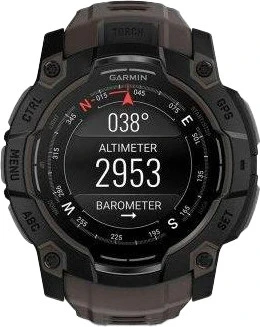 Смарт-часы Garmin Instinct 3 50mm AMOLED Black with Charcoal Band (010-03020-00) - Зображення 4