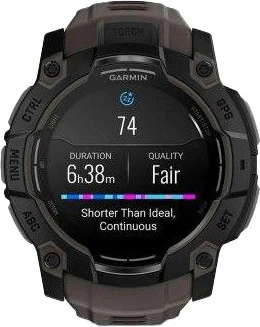 Смарт-часы Garmin Instinct 3 50mm AMOLED Black with Charcoal Band (010-03020-00) - Зображення 8