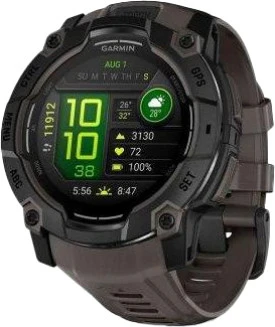 Смарт-часы Garmin Instinct 3 50mm AMOLED Black with Charcoal Band (010-03020-00)