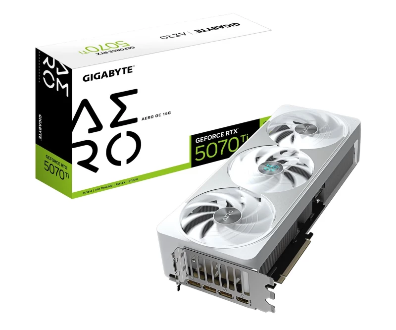 GIGABYTE GeForce RTX 5070 Ti AERO OC 16G (GV-N507TAERO OC-16GD) (EU)