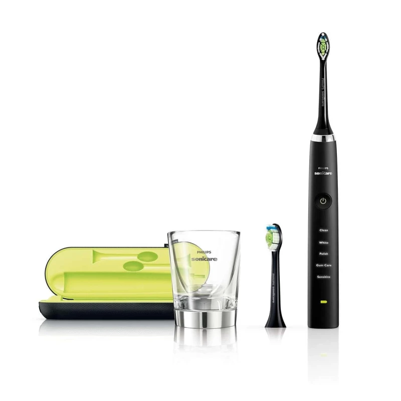 Электрическая зубная щетка Philips Sonicare DiamondClean Black (HX9352/04) - Зображення 1