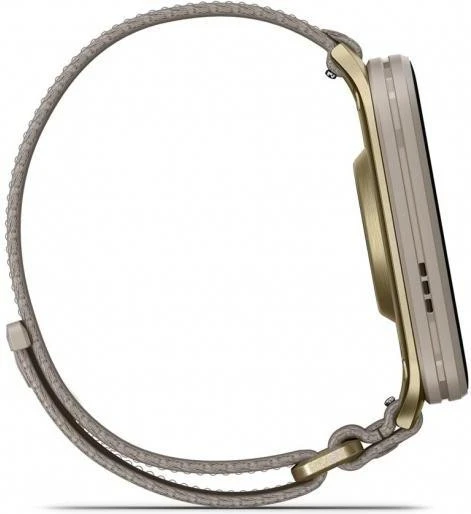 Garmin Venu X1 Soft Gold Titanium and French Grey Nylon (010-02980-33/08/09) - Зображення 4