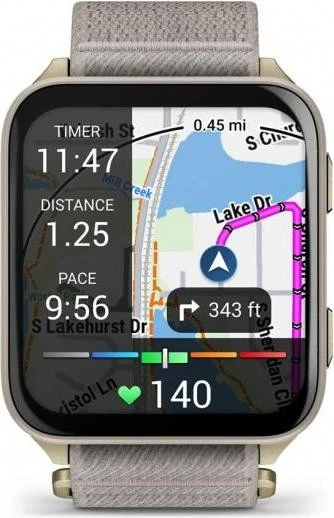 Garmin Venu X1 Soft Gold Titanium and French Grey Nylon (010-02980-33/08/09) - Зображення 6
