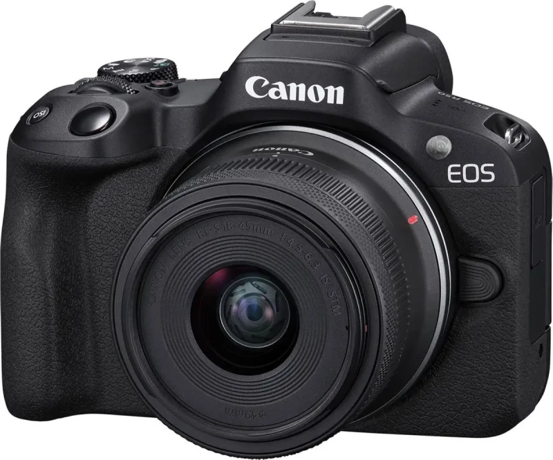 Canon EOS R50 kit RF-S 18-45mm IS STM (5811C033) Black - Зображення 1